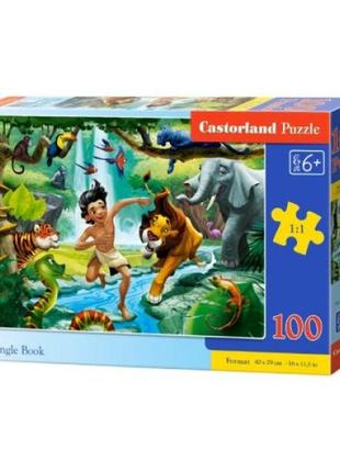 Пазлы "книга джунглей", 100 элементов