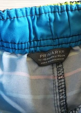 Стильные брендовые шорты на мальчика primark 12-183 фото