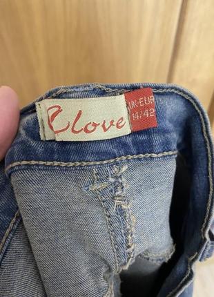 Модная миди джинсовая юбка 50-52 р9 фото