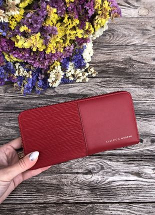 Жіночий гаманець з екошкіри фірми tailian t9612-088 red