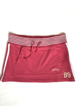 Reebok, женская, розовая, спортивная юбка.4 фото