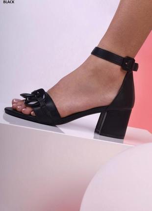 Модные женские летние босоножки классика черные!2 фото
