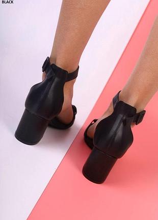 Модные женские летние босоножки классика черные!4 фото