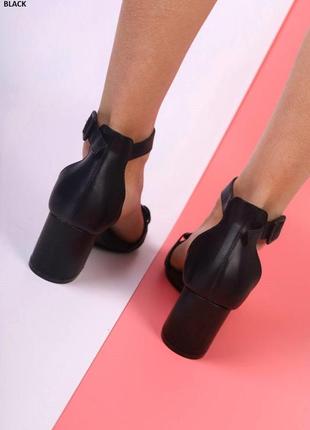 Модные женские летние босоножки классика черные!6 фото