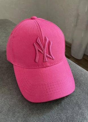 Кепка бейсболка нью йорк ny new era new york малинова рожева