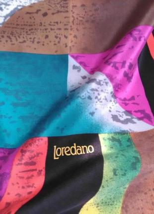 Красивенный шёлковый платок loredano3 фото