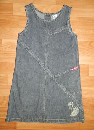 Платье-сарафан джинсовый hema р. 122-128