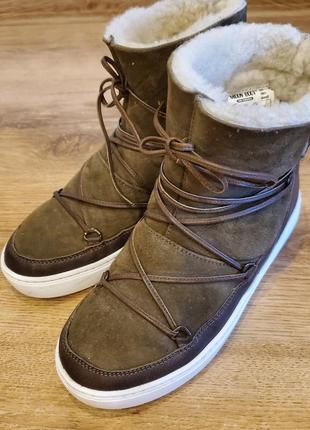 Сноубутси взуття зимове шкіра2 фото