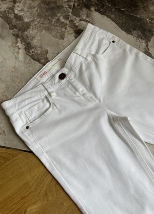 Белые прямые джинсы, джинсовые брюки турция next3 фото