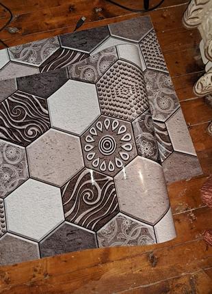 Скинали виниловый фартук соты на кухню самоклейка