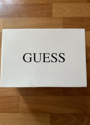 Кожаные кроссовки guess6 фото