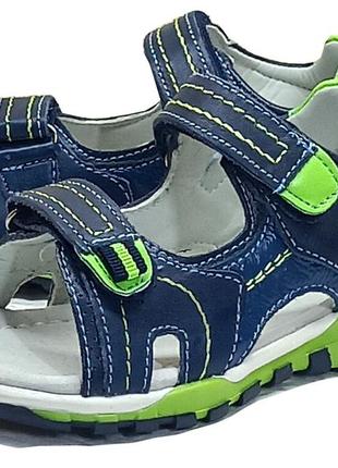 Шкіряні босоніжки, сандалі босоніжки річна літнє взуття взуття хлопчику, хлопчику clibee, р.27(16,7)