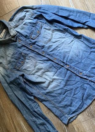 Рубашка джинсова