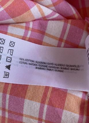 Сукня натуральна літня з пишними рукавами на зав‘язках платье вклетеу с пышными рукавами с хлопка primark5 фото