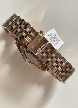 Mk5569 michael kors новий оригінал жіночий хронограф rose gold роуз голд3 фото