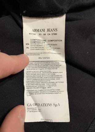 Лонгслив кофта тонкая футболка с длинным рукавом armani jeans7 фото