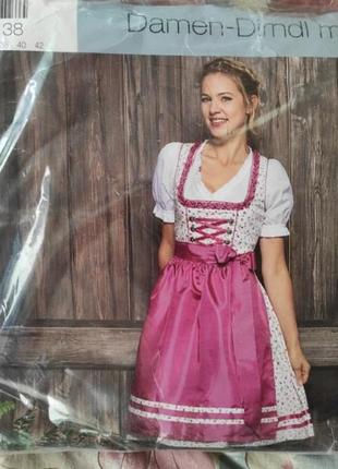 Дирндль,, баварское платье,  костюм октобрфест waldschutz2 фото
