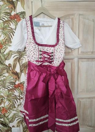 Дирндль,, баварское платье,  костюм октобрфест waldschutz4 фото