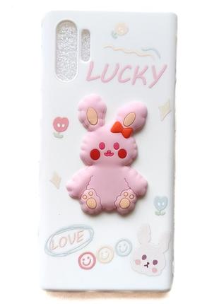 Чехол с 3d зайчиком на sumsung note pro 10