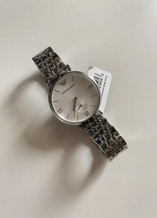 Ar1819 40мм emporio armani часы серебристые серебряные женские армани