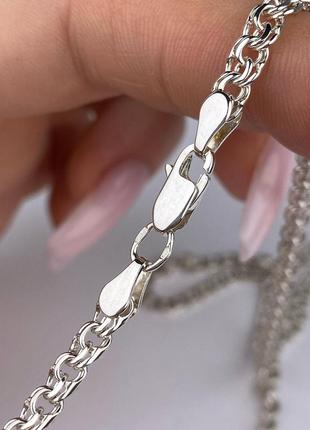 🇺🇦 цепь бискмарк серебро 925°