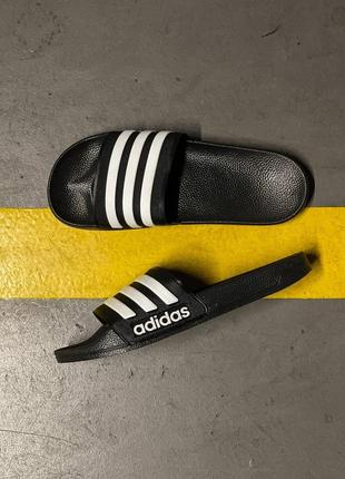 Чоловічі шльопанці adidas black 1