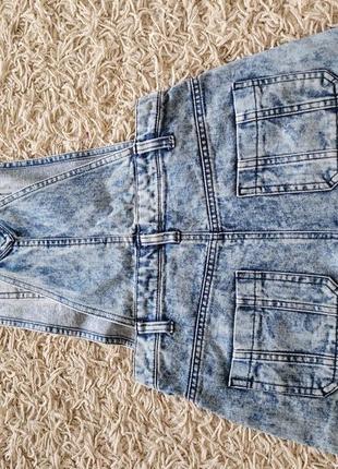 Комбинезон шортами джинс4 фото