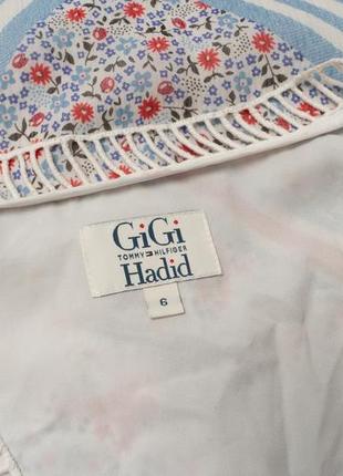 Tommy hilfiger gigi hadid printed silk dress10 фото