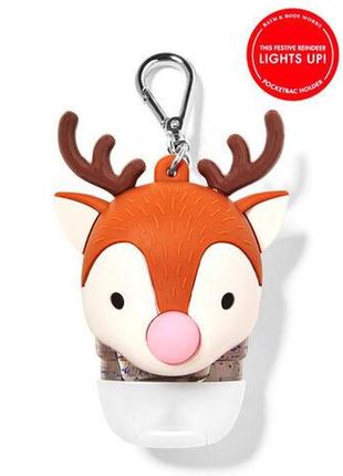 Холдер для санитайзера bath and body works олень rudolf