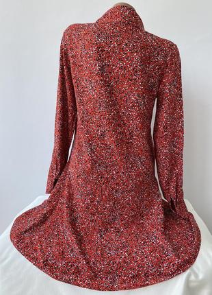 Сукня натуральна сорочка з рукавами з віскози платье рубашка с вискозы вискозное primark2 фото