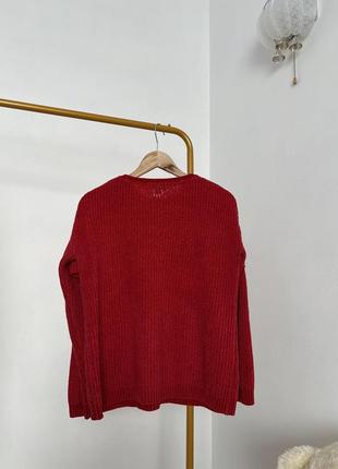 Теплый красный свитер primark10 фото