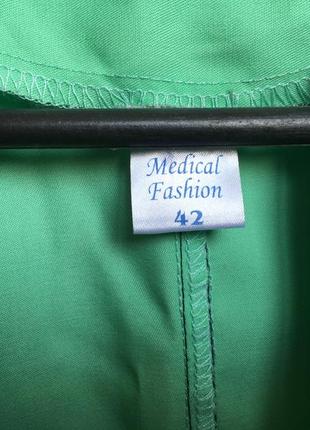 Медицинская рубашка женская мятная зеленая 42(34)6 фото