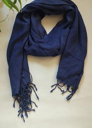 Шарф синий