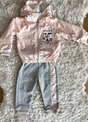 Дитячий костюм на літо теплу весну курточка штани