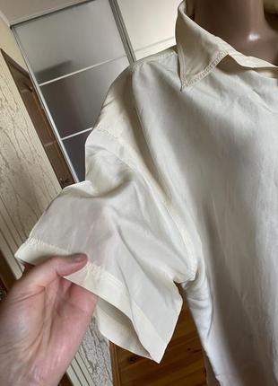 Винтаж 💯 % шелк рубашка с мужского плеча5 фото