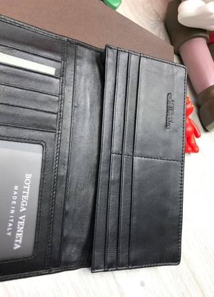Подарочный набор bottega veneta мужской кошелек - клатч черный3 фото