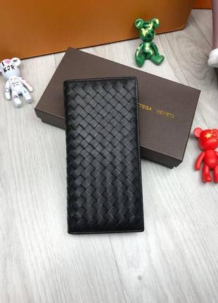 Подарочный набор bottega veneta мужской кошелек - клатч черный5 фото