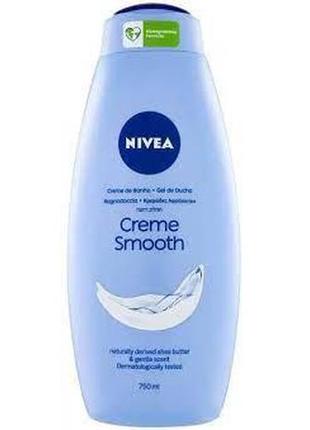 Гель для душу nivea creme smooth, 750 мл