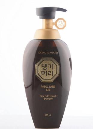 Daeng gi meo ri new gold special shampoo укріплюючий шампунь для жирної шкіри голови 500мл