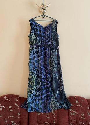 Балтал большой размер новая стильная макси длинная сарафан платье платья летнее шифоновое6 фото