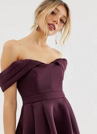 Вечернее платье миди из неопрена asos disign3 фото