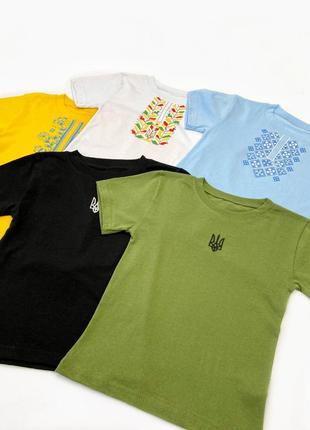 Патріотичні футболки 98,110,122,134,1401 фото