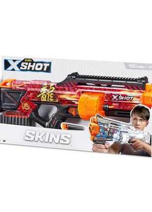 Швидкострільний бластер x-shot skins last stand faze (16 патронів), 36518h