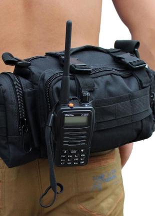 Рюкзак для походов, кемпинга, охоты и рыбалки с подсумками 56 л kryptek black python