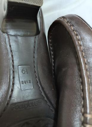 Туфли темно-коричневые footglove кожаные5 фото
