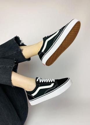 Замшевые, черные кеды vans old skool, натуральная замша, наложенный платеж7 фото