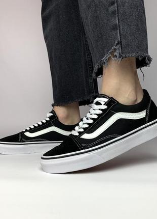 Замшевые, черные кеды vans old skool, натуральная замша, наложенный платеж4 фото