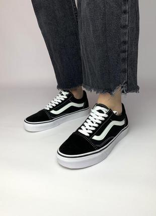 Замшевые, черные кеды vans old skool, натуральная замша, наложенный платеж3 фото