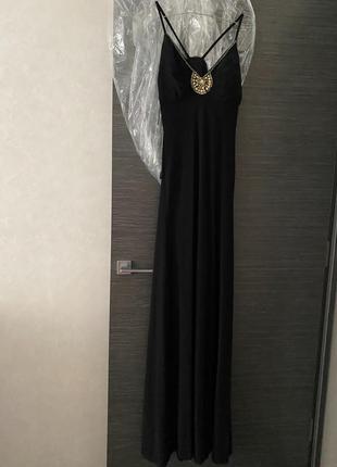 Черное изысканное платье5 фото