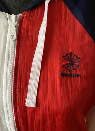 Куртка штормовка ветровка спортивная reebok колорблок9 фото